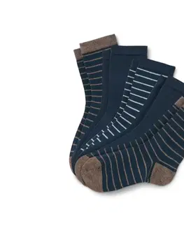Socks Detské ponožky, prúžkované, 5 párov