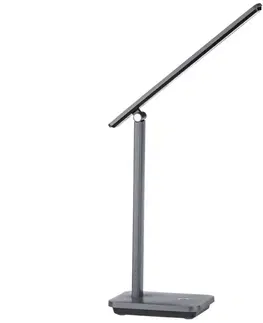 Lampy Eglo Eglo 900957-LED Stmievateľná nabíjacia stolná lampa INIESTA 3,6W/5V 1800mAh šedá 