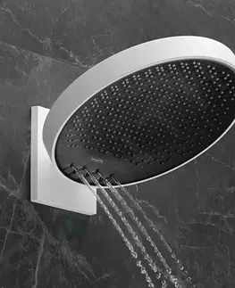 Sprchy a sprchové panely HANSGROHE - Rainfinity Hlavová sprcha 360 s pripojením, 3 prúdy, matná biela 26234700
