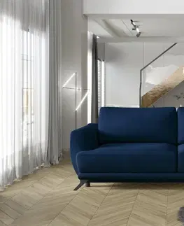 Pohovky a gauče Trojmiestna rozkladacia pohovka MEGIS Eltap Modrá