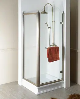 Sprchové dvere GELCO - ANTIQUE obdĺžniková sprchová zástena 800x1000 R varianta GQ1380RCGQ5610C