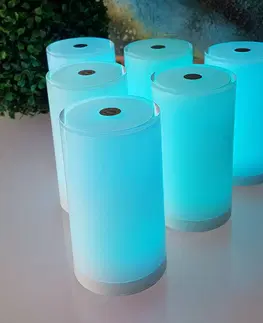 SmartHome vonkajšie dekoratívne svietidlá Smart&Green Stolná Tub balenie 6ks ovládateľná aplikáciou RGBW