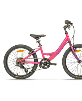 Bicykle Detský dievčenský bicykel Galaxy Ida 20" - model 2024 ružová - 10,5" (115-135 cm)