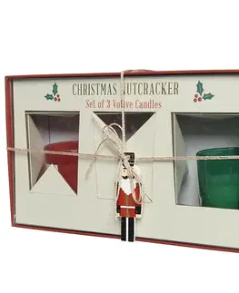 Vianočné dekorácie – do vnútra Voskové sviečky 6,5 cm mix 209611