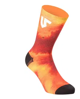 Pánske ponožky Ponožky Undershield Tye Dye červená 37/41