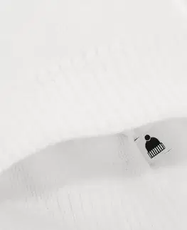 čiapky Jednoduchá lyžiarska čiapka biela