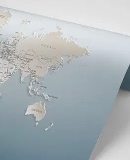 Tapety mapy Tapeta mapa sveta v originálnom prevedení