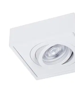 Svietidlá  Podhľadové bodové svietidlo NUSA 1xGU5,3-MR16/50W/12V hranatý biela 