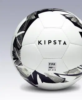 futbal Futsalová lopta FS900 63 cm bielo-sivá