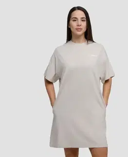 Tričká a tielka GymBeam Dámske tričkové šaty Agile Desert  MM