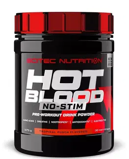 Práškové pumpy Hot Blood No-Stim - Scitec Nutrition 375 g Tropical Punch
