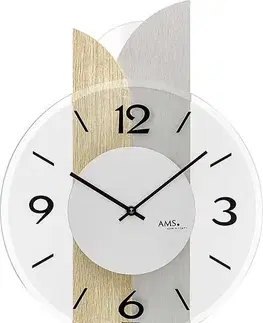 Hodiny Dizajnové nástenné hodiny 9667 AMS 45cm