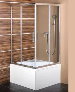 Sprchové dvere POLYSAN - CARMEN štvorcová sprchová zástena 900x900x1500, číre sklo MD5115