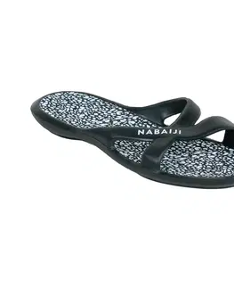 obuv Dámske sandále Slap 500 Lea čierno-biele