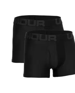 Spodné prádlo a plavky Under Armour Boxerky UA Tech 3in 2 Pack Black  XXLXXL