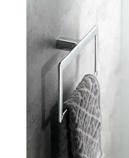 Kúpeľňový nábytok GEDY PI7013 Pirenei držiak uterákov, strieborná