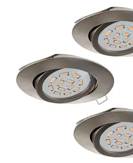 LED osvetlenie Eglo Eglo 31689 - SADA 3x LED Podhľadové svietidlo TEDO 3xGU10-LED/5W/230V 