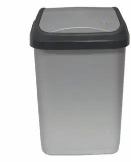 Odpadkové koše Kinekus Kôš na odpad preklápací 25 l, plastový, SWANTJE, sivý
