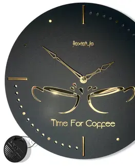 Hodiny Nástenné hodiny Golden Cups Flexistyle z122, 30cm čierna