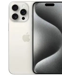 Mobilné telefóny Apple iPhone 15 Pro Max 256GB, titánová biela MU783SXA
