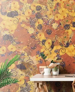 Samolepiace tapety Samolepiaca tapeta abstrakcia inšpirovaná G. Klimtom