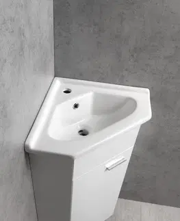 Kúpeľňa AQUALINE - ZOJA umývadlová skrinka 40,5x74x40,5cm, biela 50345