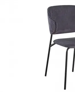 Jedálenské stoličky a kreslá Jedálenská stolička 2 ks CHRYSAOR Dekorhome Krémová