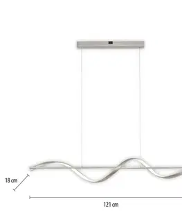 SmartHome lustre Q-Smart-Home Paul Neuhaus Q-Swing LED závesné svietidlo, oceľ