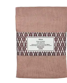 Záclony do obývačky Záclona na páske Ulla polyester svetlo ružový 140x180 Merkury Home II/22