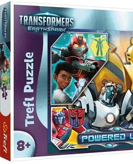 Hračky puzzle TREFL - Puzzle 300 - Vo svete Transformerov / Transformers
