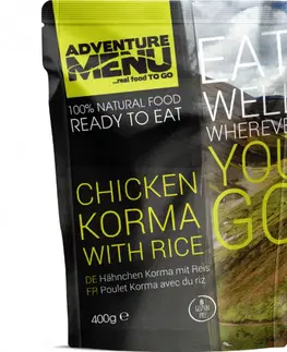 Hotové jedlá Adventure Menu Kurča Korma s ryžou 400 g