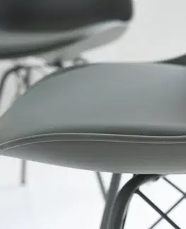 Jedálenské stoličky a kreslá Jedálenská stolička 4 ks IKAROS Dekorhome Sivá