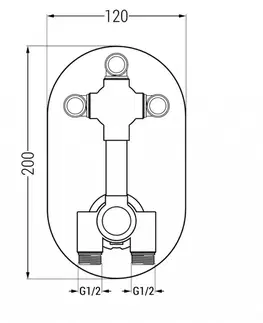Kúpeľňové batérie MEXEN/S MEXEN/S - Kai DR70 podomietkový sprchový SET + slim sprcha 30 cm, chróm 77602DR7030-00