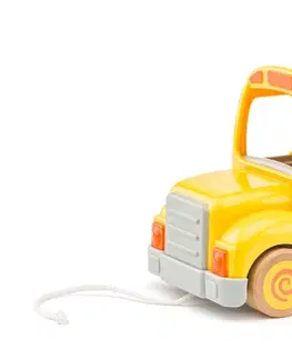 Hračky - dopravné stroje a traktory WOODY - Auto školský autobus so zvukmi a svetlom