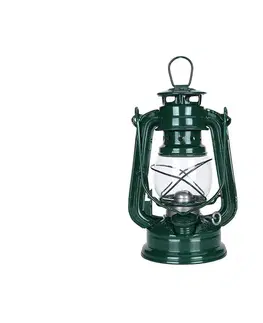Záhradné lampy Brilagi Brilagi - Petrolejová lampa LANTERN 19 cm zelená 