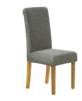 Poťahy na stoličky Extra pružný poťah s textúrou na stoličku