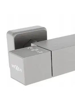 Kúpeľňové batérie MEXEN - Cube termostatická sprchová batéria grafit 77250-66