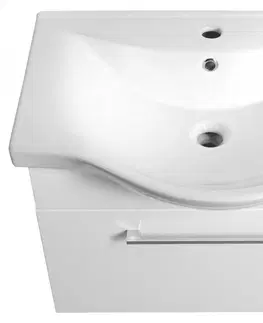 Kúpeľňa AQUALINE - AKIRA umyvadlová skrinka 60,6x42x34cm, biela AK265