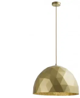 Svietidlá  Luster na lanku DIAMENT 1xE27/60W/230V pr. 50 cm zlatá 