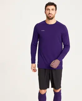 dresy Futbalový dres s dlhým rukávom VIRALTO CLUB fialový