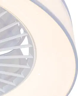 Stropne ventilatory Stropný ventilátor biely vrátane LED s diaľkovým ovládaním - Emily