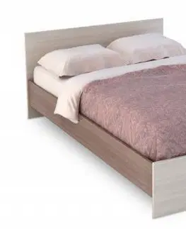 Manželské postele BASKA posteľ 140x200 KP-557, jasan šimo