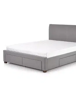 Dvojlôžkové postele Posteľ Modena 140 sivá