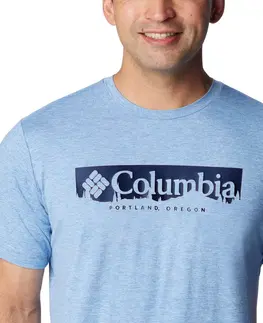 turistic Pánske turistické tričko s krátkym rukávom Columbia
