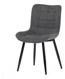 Jedálenské stoličky a kreslá Jedálenská stolička HC-462 Autronic Sivá