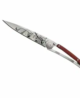 Outdoorové nože vreckový nôž Deejo 1CB063 Tattoo 37g, Coralwood Corsair