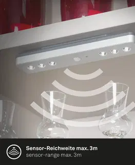 Osvetlenie kuchynskej linky Briloner Podhľadové LED svetlo Lero Indoor, snímač, batéria
