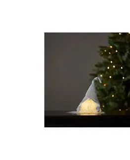 Vianočné dekorácie Eglo Eglo 411469 - LED Vianočná dekorácia JOYLIGHT 1xLED/0,06W/3xAG13 šedá 