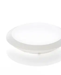 Stropné svietidlá s pohybovým senzorom Lindby Vonkajšie stropné LED svietidlo Naira biele snímač
