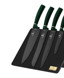 Svietidlá BerlingerHaus BerlingerHaus - Sada nerezových nožov s magnetickým stojanom 6 ks zelená/čierna 